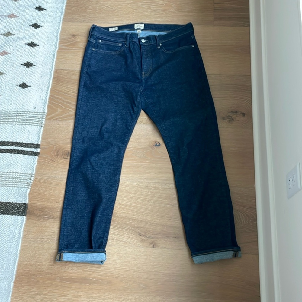 J. Crew 484 stretch jeans size 35x32